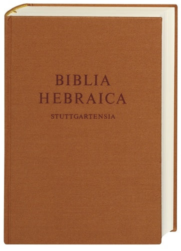 Biblia Hebraica Stuttgartensia - Handausgabe