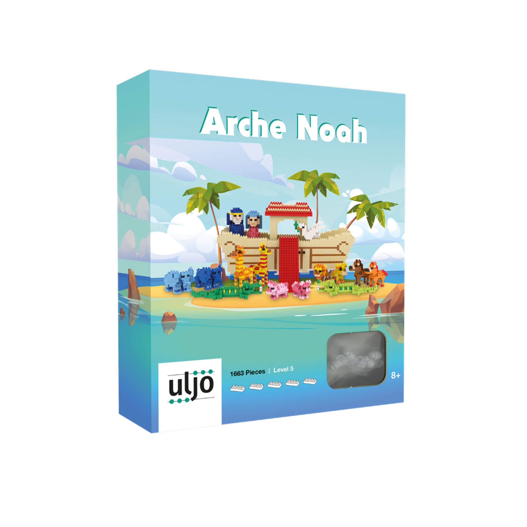 Arche Noah Spiel mit mehr als 1600 Spielsteinen